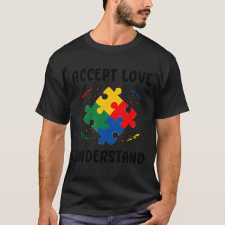 T-shirt Puzzle Piece Autism Support Awareness