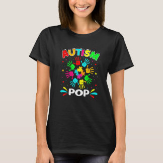 T-shirt Puzzle Pop Autistique Soutien Famille Sensibilisat