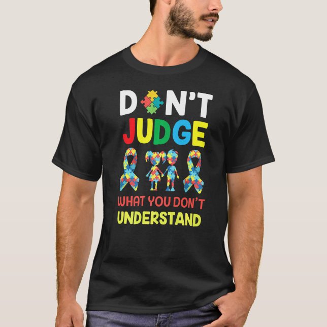 T-shirt Puzzle Rawrsomely différent pour la sensibilisatio (Devant)