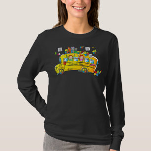 T-shirt Puzzle Sensibilisation sur l'autisme School Bus Dr