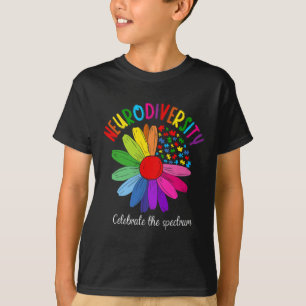 T-shirt Puzzle Tournesol Embrasser la neurodiversité Spect