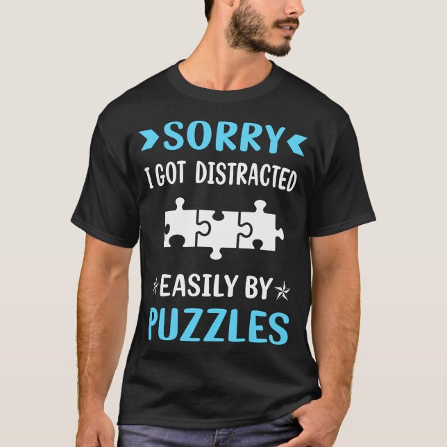 T-shirt Puzzles distraits (Devant)