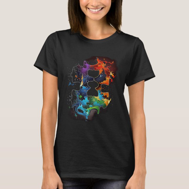T-shirt Puzzles Graphisme pour Hommes Femmes Garçons Fille (Devant)