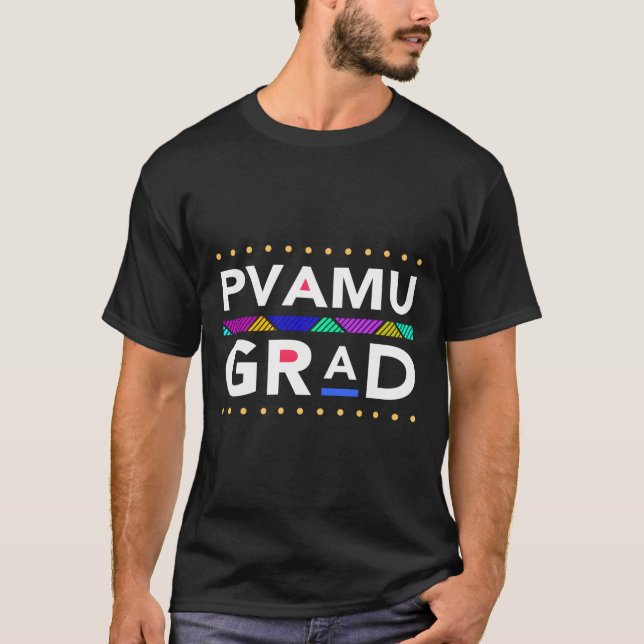 T-shirt Pvamu Historiquement Jeune Cadeau Noir4 Noir (Devant)