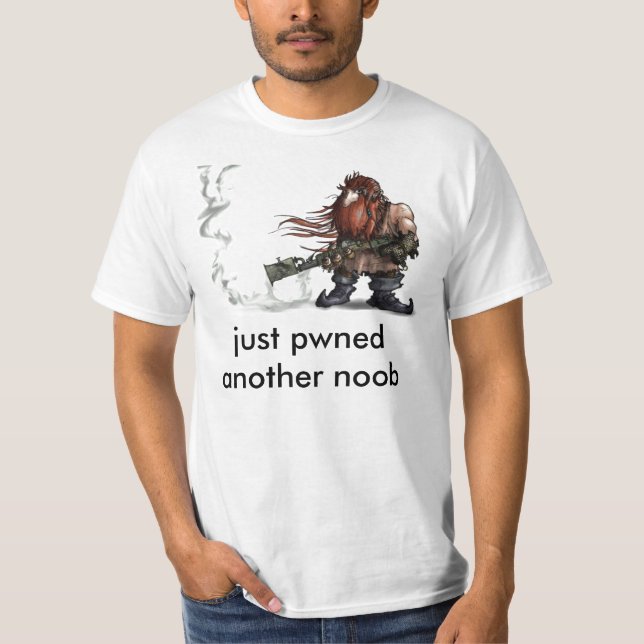 T-shirt Pwned quelques noobs (Devant)
