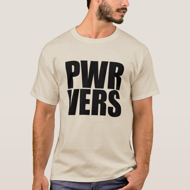 T-SHIRT PWR VERS (Devant)