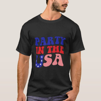 T-shirt Py aux États-Unis 4 juillet Jour de l'Indépendance