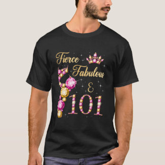 T-shirt Py danseuse de ballet Fierce Fabulous 101