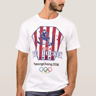 T-shirt pyeongChang 2018 Etats-Unis de hockey sur glace