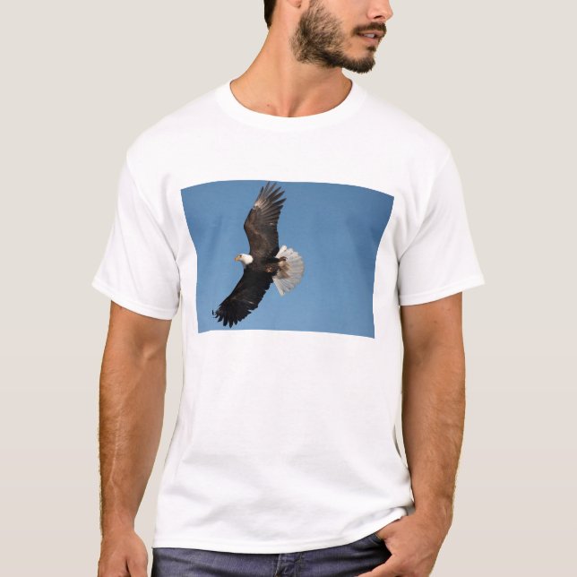 T-shirt Pygargue à tête blanche en vol (Devant)