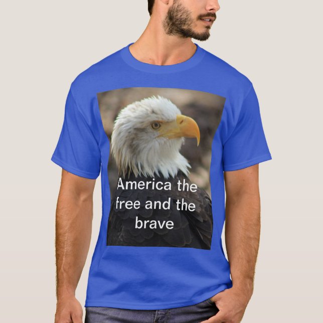 T-shirt Pygargue à tête blanche  LE LIBRE ET LE CO (Devant)