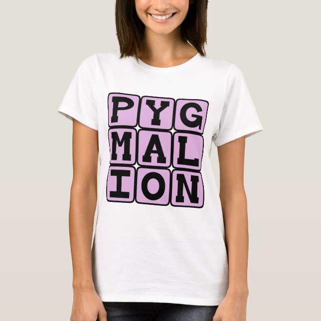 T-shirt Pygmalion, pièce de Shaw (Devant)
