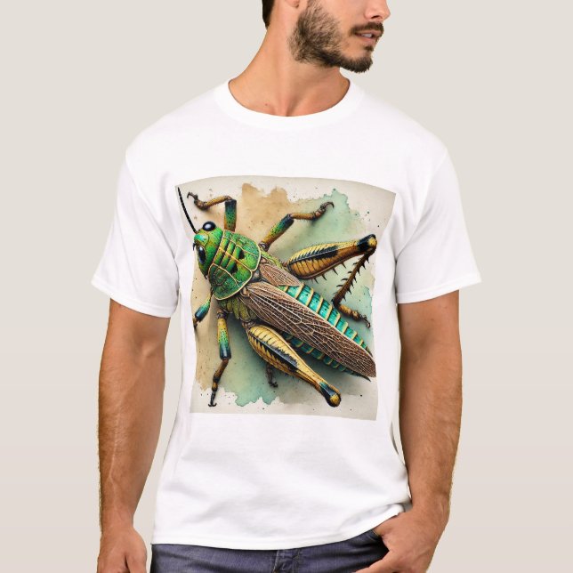 T-shirt Pygmy Grasshopper 211024IREF243 - Watercolor (Devant)