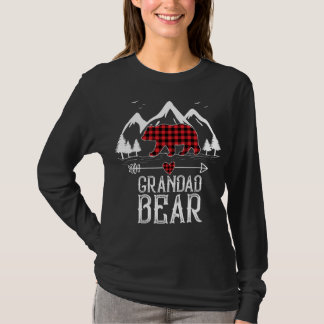 T-shirt Pyjama Chri de famille correspondant à l'Ours roug