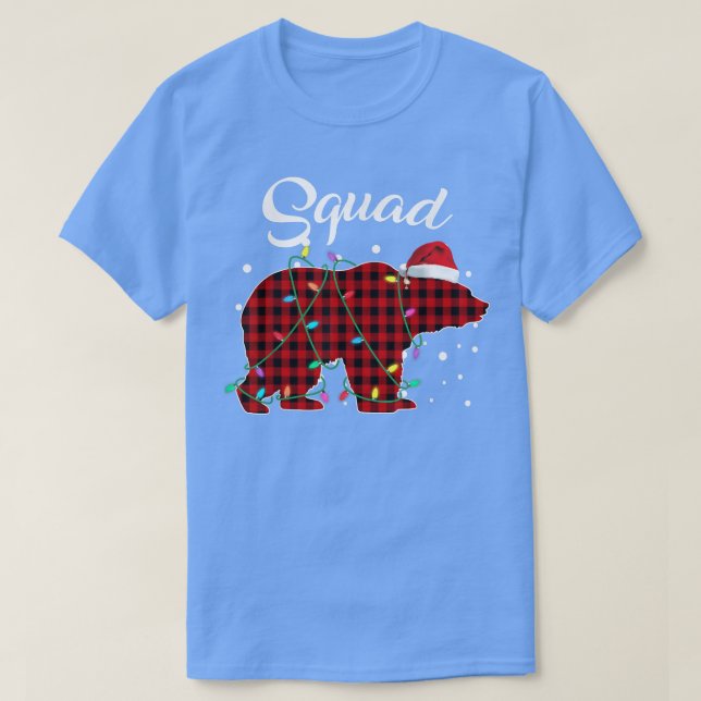 T-shirt Pyjama de bison à pattes rouges (Design devant)