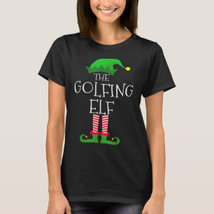 T-shirt Pyjama de fête de Noël de l'Elfe de golf
