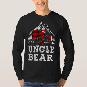 T-shirt Pyjama de jumelage de l'ours à l'oncle rouge 1