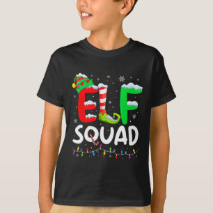 T-shirt Pyjama de Noël assorti pour famille de lutins Squa