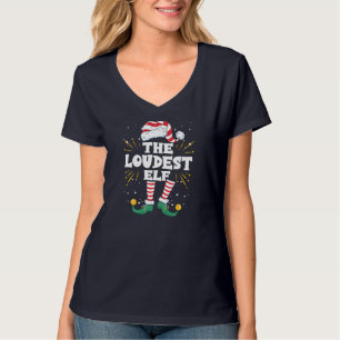 T-shirt Pyjama de Noël de la famille des elfes les plus fo