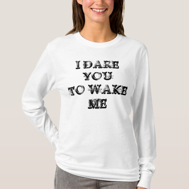 T-shirt Pyjama de slogan (Devant)