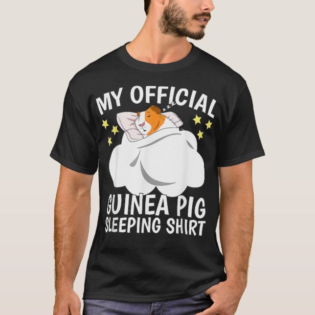 T-shirt Pyjama de sommeil officiel Naps PJ Guinée Pig (Devant)