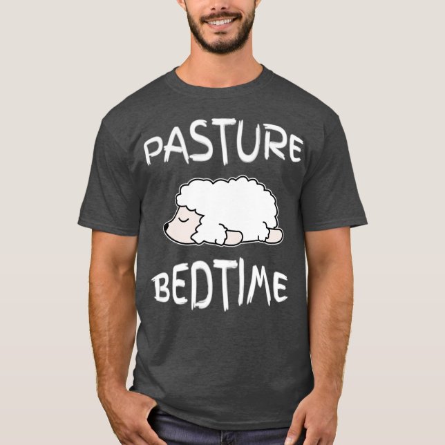 T-shirt Pyjama du pâturage des moutons Lazy Pajama du temp (Devant)
