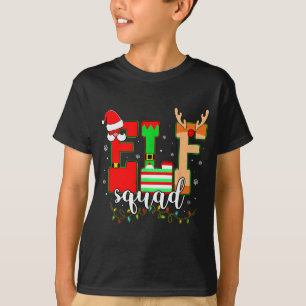 T-shirt Pyjama Elf Squad pour femmes adultes filles garçon