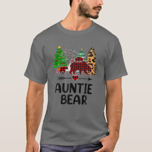 T-shirt Pyjama Fami de buffle de contrepartie des ours rou