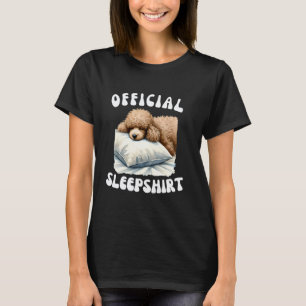T-shirt Pyjama Nuit Chien Caniche Mignon Officiel Dodo