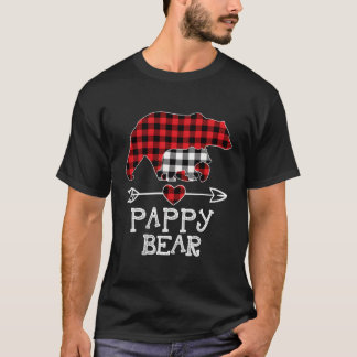 T-shirt Pyjama rouge Pappy Ours Correspondant Famille Cade