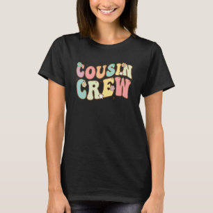 T-shirt Pyjamas Cousin Crew Enfants Filles Jumelage