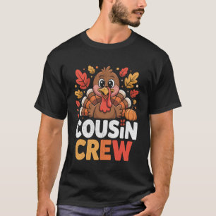 T-shirt Pyjamas Cousin Crew jour de Thanksgiving Tout-Peti