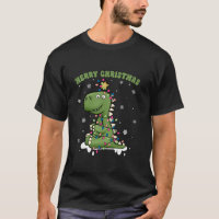 Pyjamas de Noël Arbre Rex Dinosaur Dino Dino Chr D