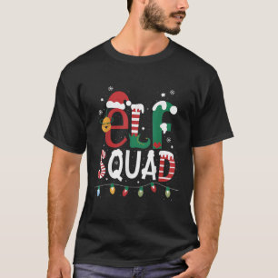 T-shirt Pyjamas de Noël assortis pour famille de lutins Sq