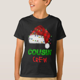 T-shirt Pyjamas de Noël de la famille de l'équipage Cousin
