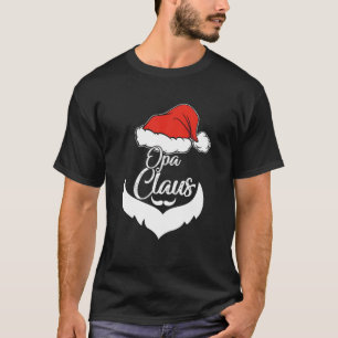 T-shirt Pyjamas de Noël Opa Claus Costume Père Noël