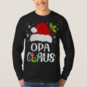 T-shirt Pyjamas de Noël Père Noël Noël Noël Noël Opa Claus