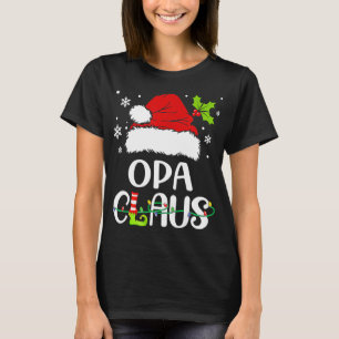 T-shirt Pyjamas de Noël Père Noël Noël Noël Noël Opa Claus