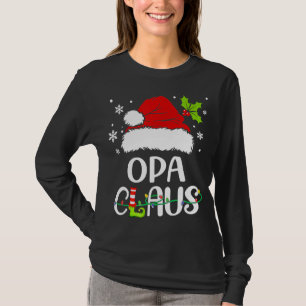 T-shirt Pyjamas de Noël Père Noël Noël Noël Noël Opa Claus