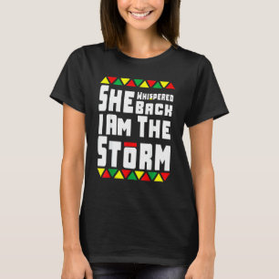 T-shirt Pyjamas d'Histoire Noire Afro Elle a Whished Back 
