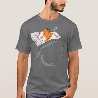 T-shirt Pyjamas Outfit Gift Snuggling Guinea Pig 