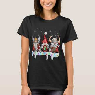 T-shirt Pyjamas Viking Christmas Gnome Norse Mythologie