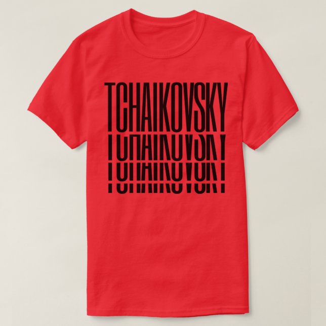 T-shirt Pyotr Ilyich Tchaikovsky (Design devant)