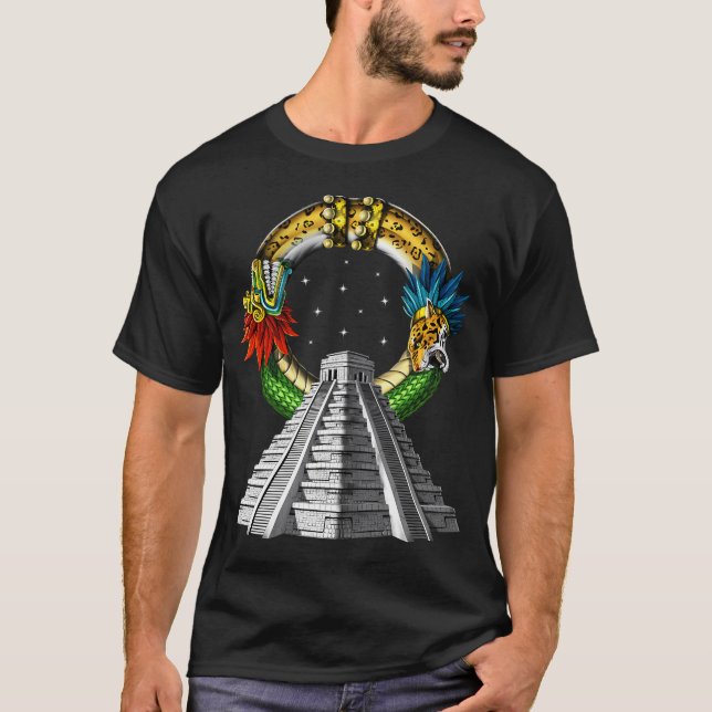T-shirt Pyramide ancienne des Aztèques (Devant)