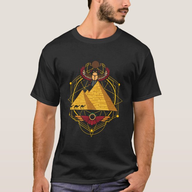T-shirt Pyramide Culture égyptienne Égypte (Devant)