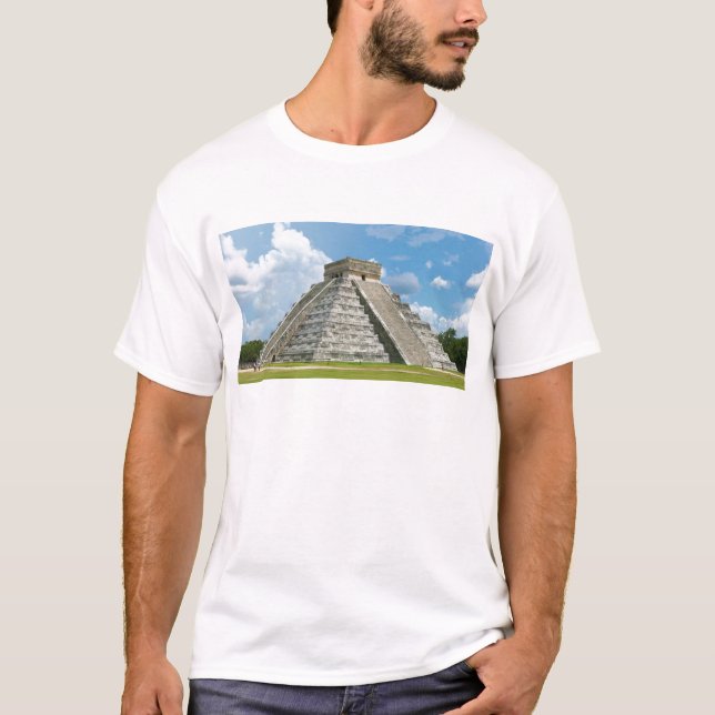 T-shirt Pyramide d'EL Castillo de Chichen Itza de Kukulcan (Devant)