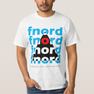 T-shirt Pyramide d'Illuminati - grand Fnord blanc