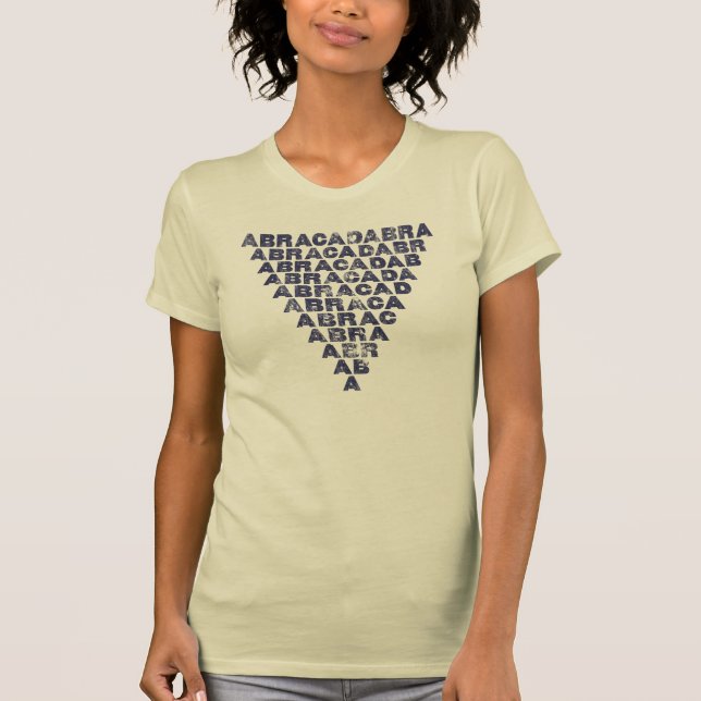 T-shirt Pyramide inversée Abracadabra mystique (Devant)