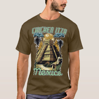 T-shirt Pyramides de Chichen Itza Mexique