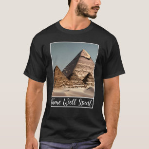T-shirt Pyramides de Gizeh Cairo Egypte Temps bien passé